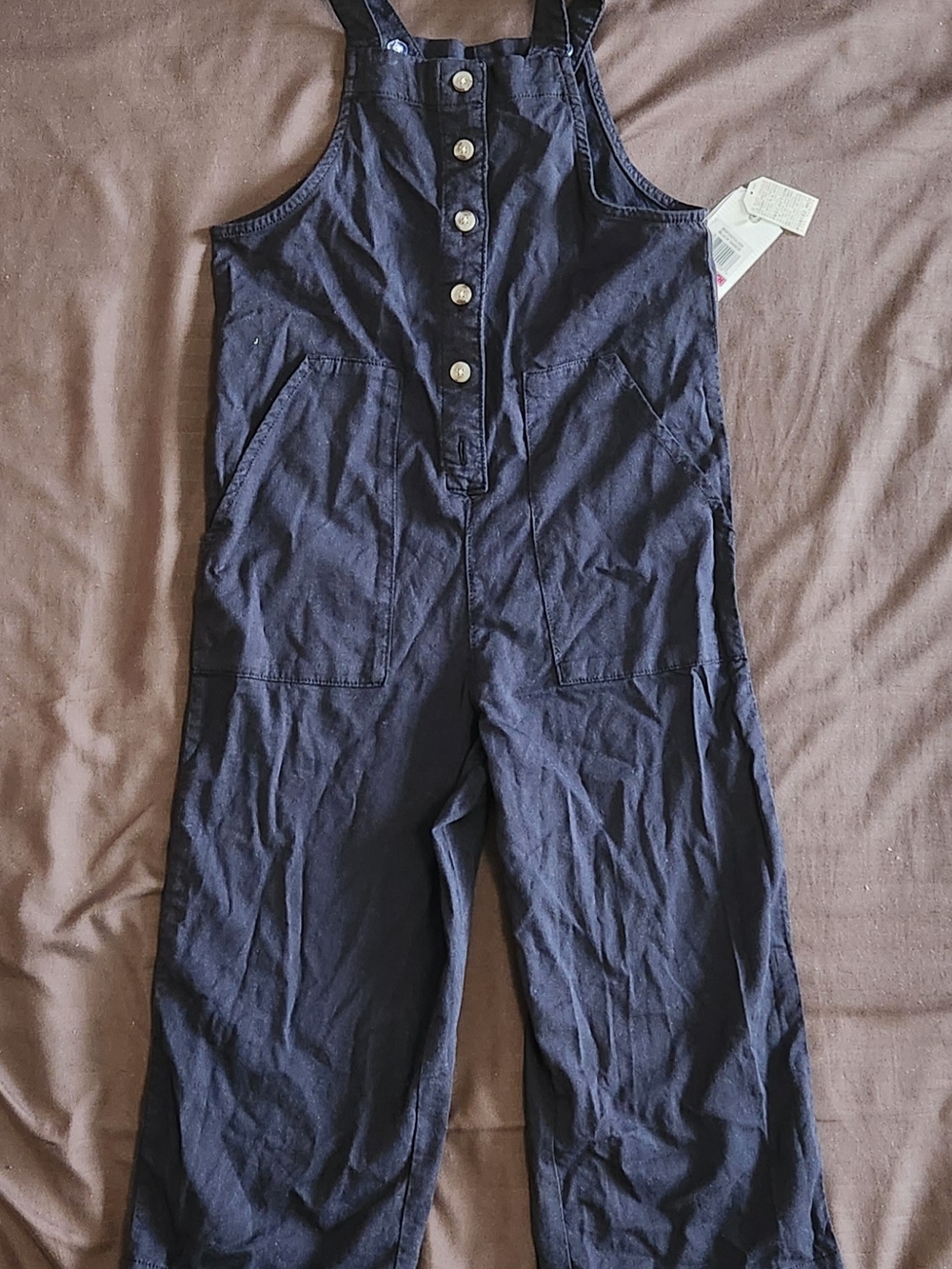 Billabong Navy Blue Kids Overalls